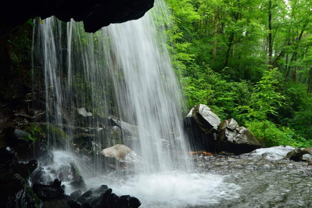 smokey mountain waterfalls