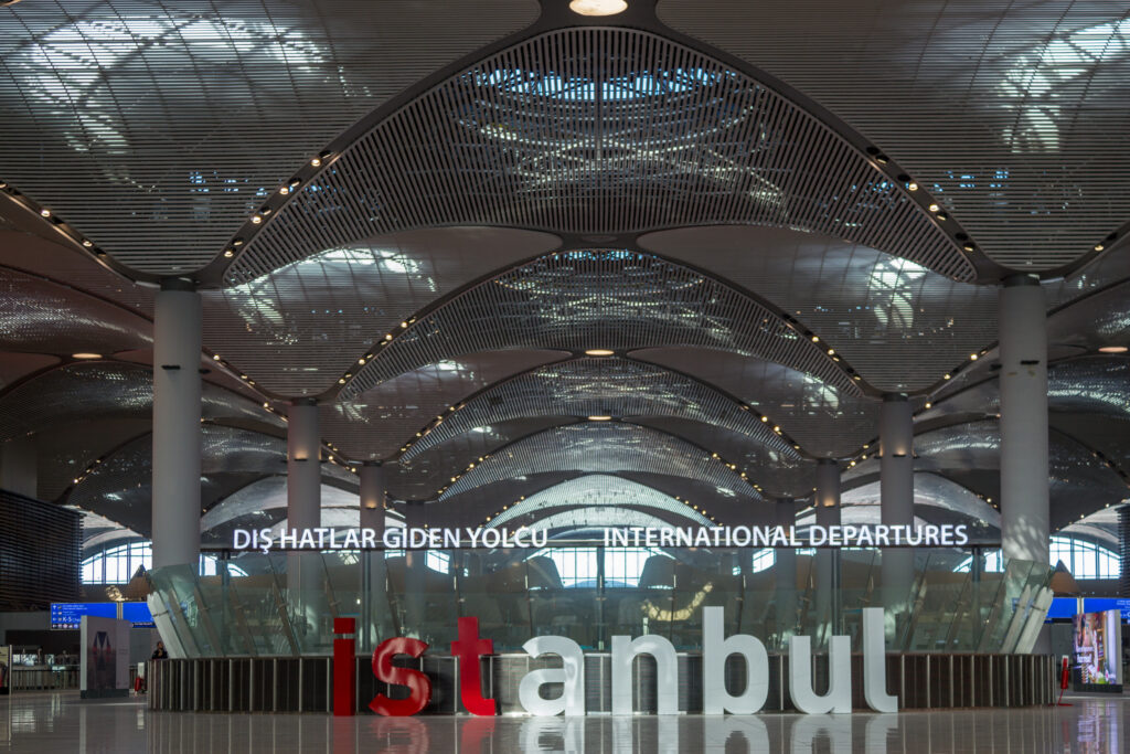 New Istanbul Airport Terminal. Third Istanbul Airport