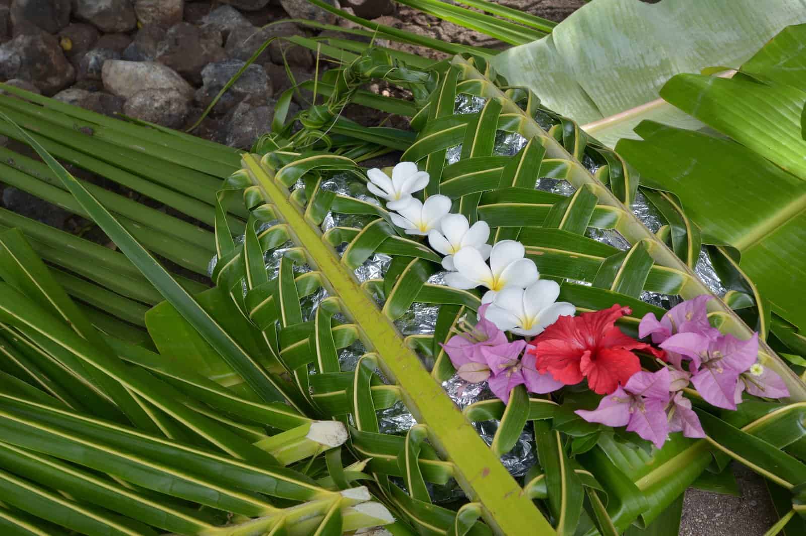 Fijian food Lovo. 