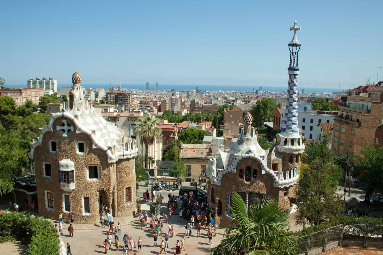 The Park Guell is a public park in the city of Barcelona. The development project was commissioned by Eusebi Guell, patron of the architect Antoni Gaudi.